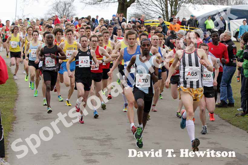 Start of the National Mens12 Stage Relay.